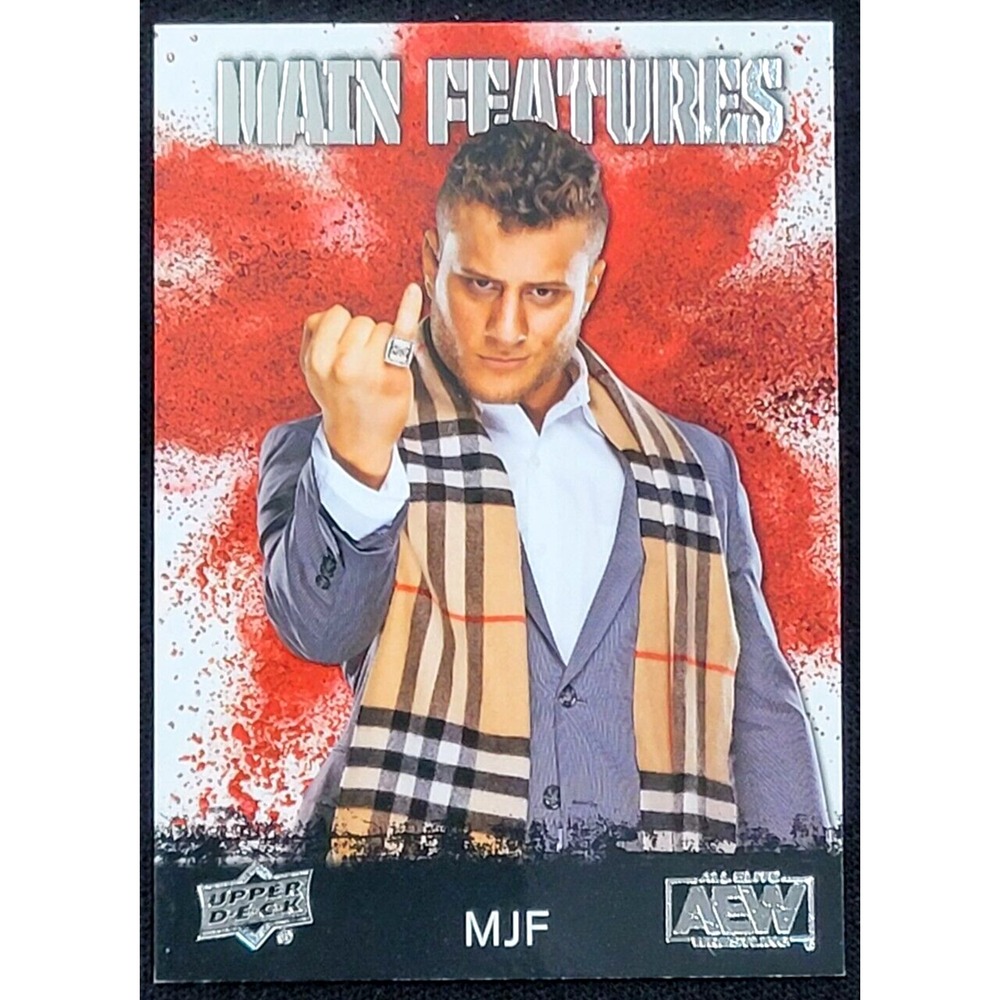 2021 UPPER DECK AEW MJF MAIN FEATURES